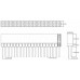 2x20pin 2.54mm Long Stackable Female Header for Raspberry Pi B+ / A+ / Pi 2 (Double Row, Extra Tall)