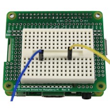 Tie Prototype Shield Rev.B & Breadboard for Raspberry Pi B+ / A+ / Pi 2