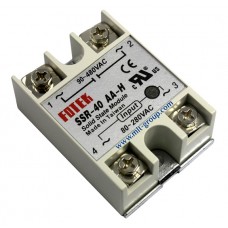 Solid State Relay 40A SSR-40 AA-H (AC to AC)