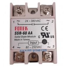 Solid State Relay 60A SSR-60 AA (AC to AC)
