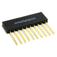 10pin 2.54mm Long Stackable Female Header for Arduino R3 (Extra Tall)