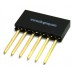 6pin 2.54mm Long Stackable Female Header for Arduino (Extra Tall)