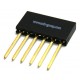6pin 2.54mm Long Stackable Female Header for Arduino (Extra Tall)