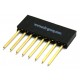 8pin 2.54mm Long Stackable Female Header for Arduino (Extra Tall)